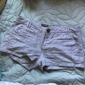 Express grey shorts